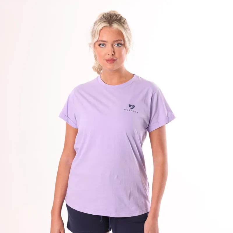 Aubrion Repose T-Shirt in Lavender-2